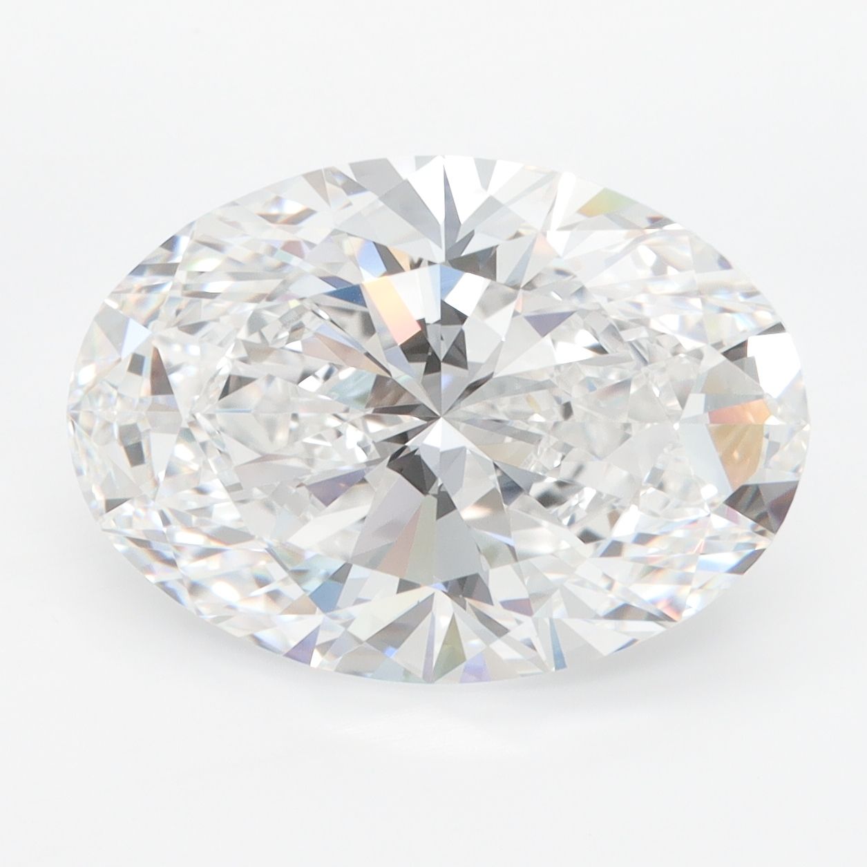 6.51 ct. oval Lab Grown Diamond front image