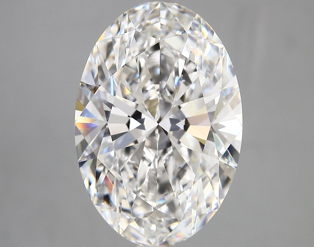 5.64 ct. oval Lab Grown Diamond front image