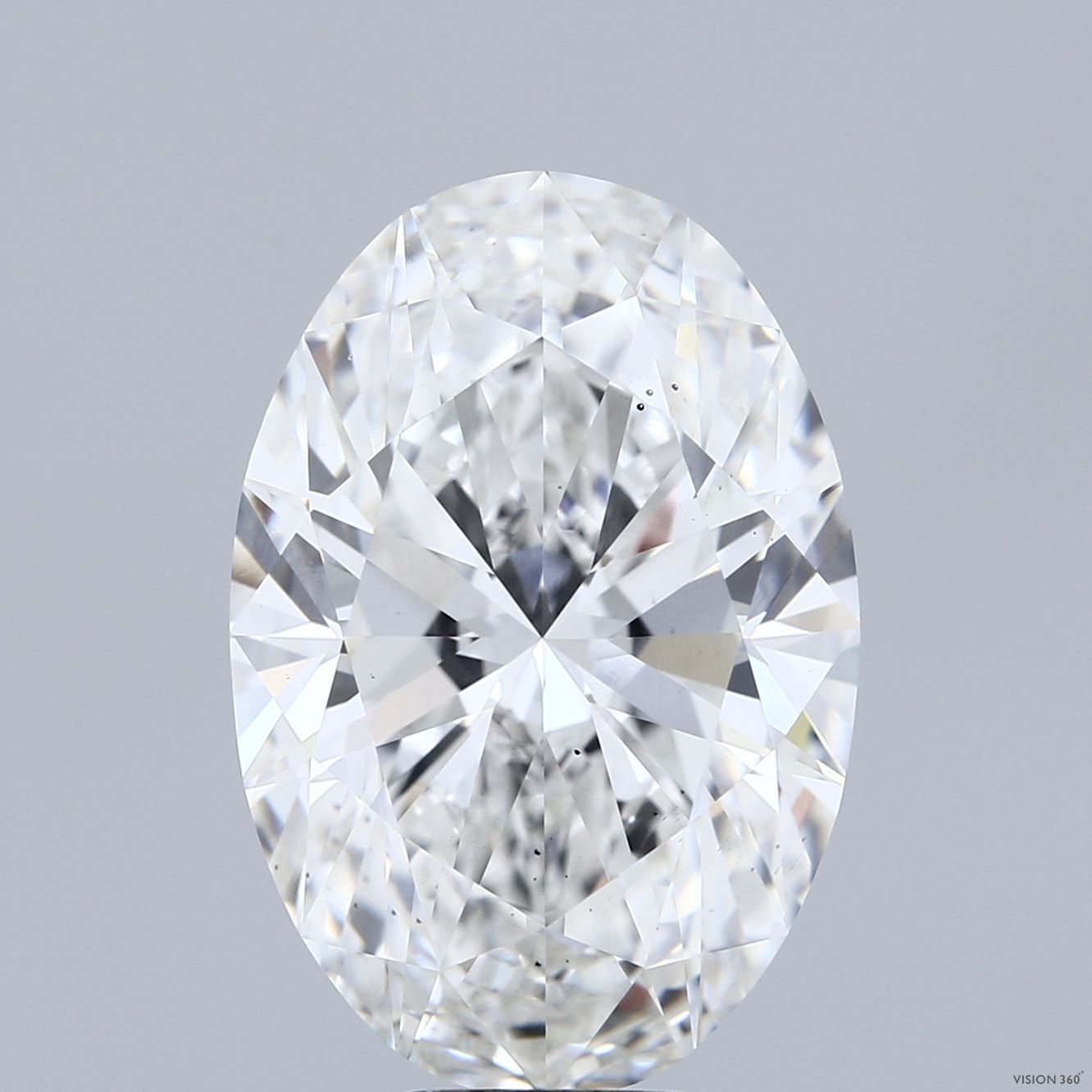 9.39 ct. oval Lab Grown Diamond front image