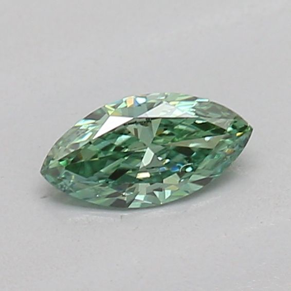 0.14 CT Fancy Vivid Green MARQUISE