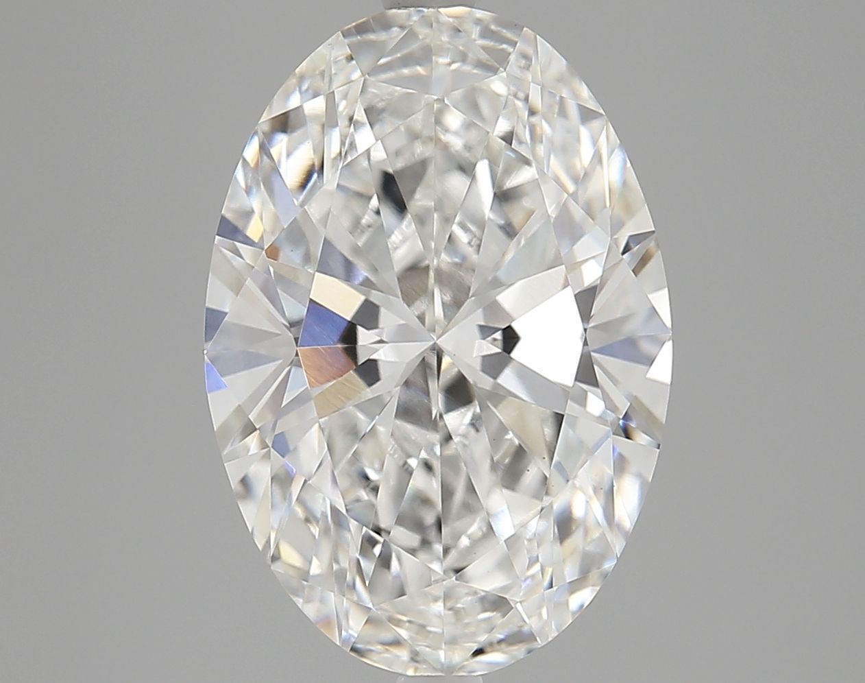6.05 ct. oval Lab Grown Diamond front image
