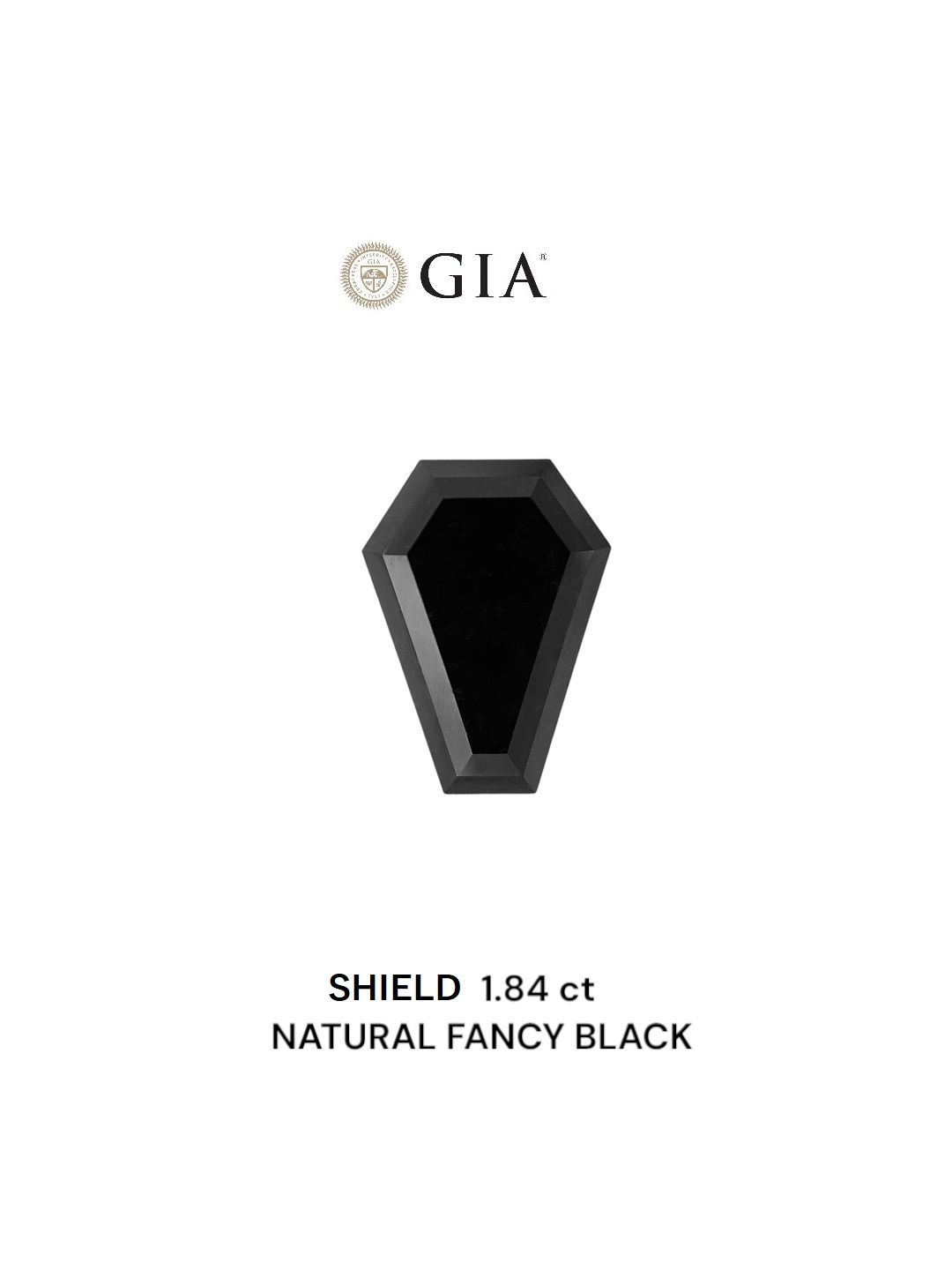 1.84 ct Shield Diamond