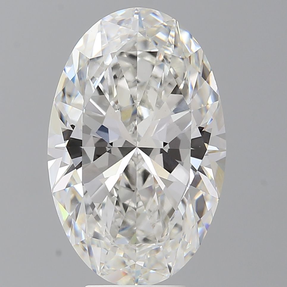 7.10 ct. oval Lab Grown Diamond front image