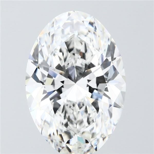 7.04 ct. oval Lab Grown Diamond front image