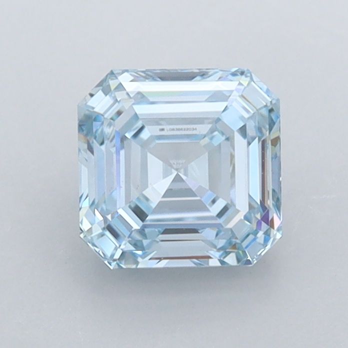 1.02 CT Fancy Intense Blue ASSCHER