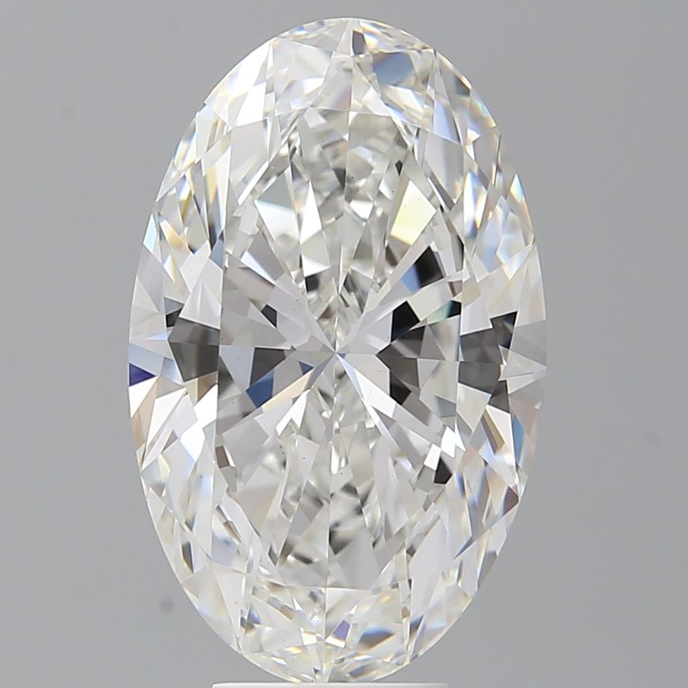 7.03 ct. oval Lab Grown Diamond front image