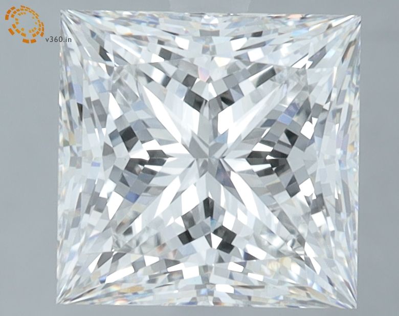 3.09 ct. princess Lab Grown Diamond front image