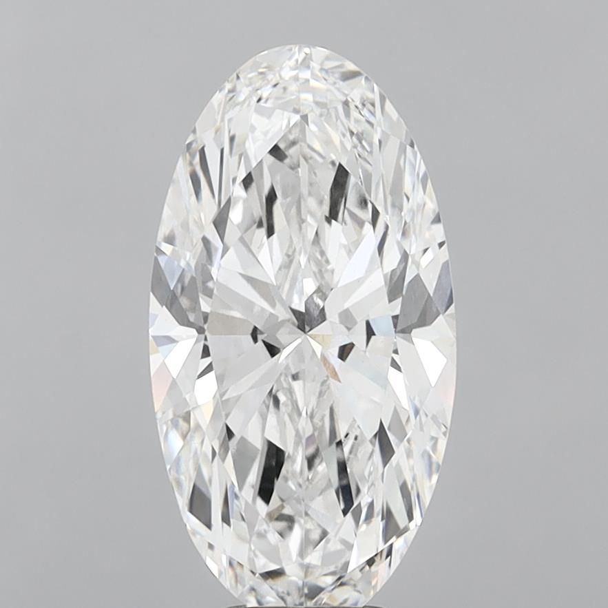 6.09 ct. oval Lab Grown Diamond front image