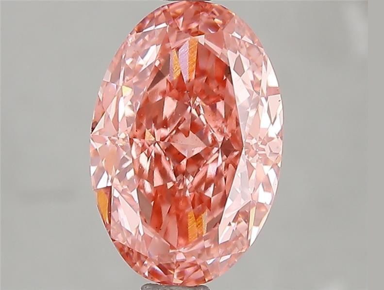 3.02 ct. oval Lab Grown Diamond front image