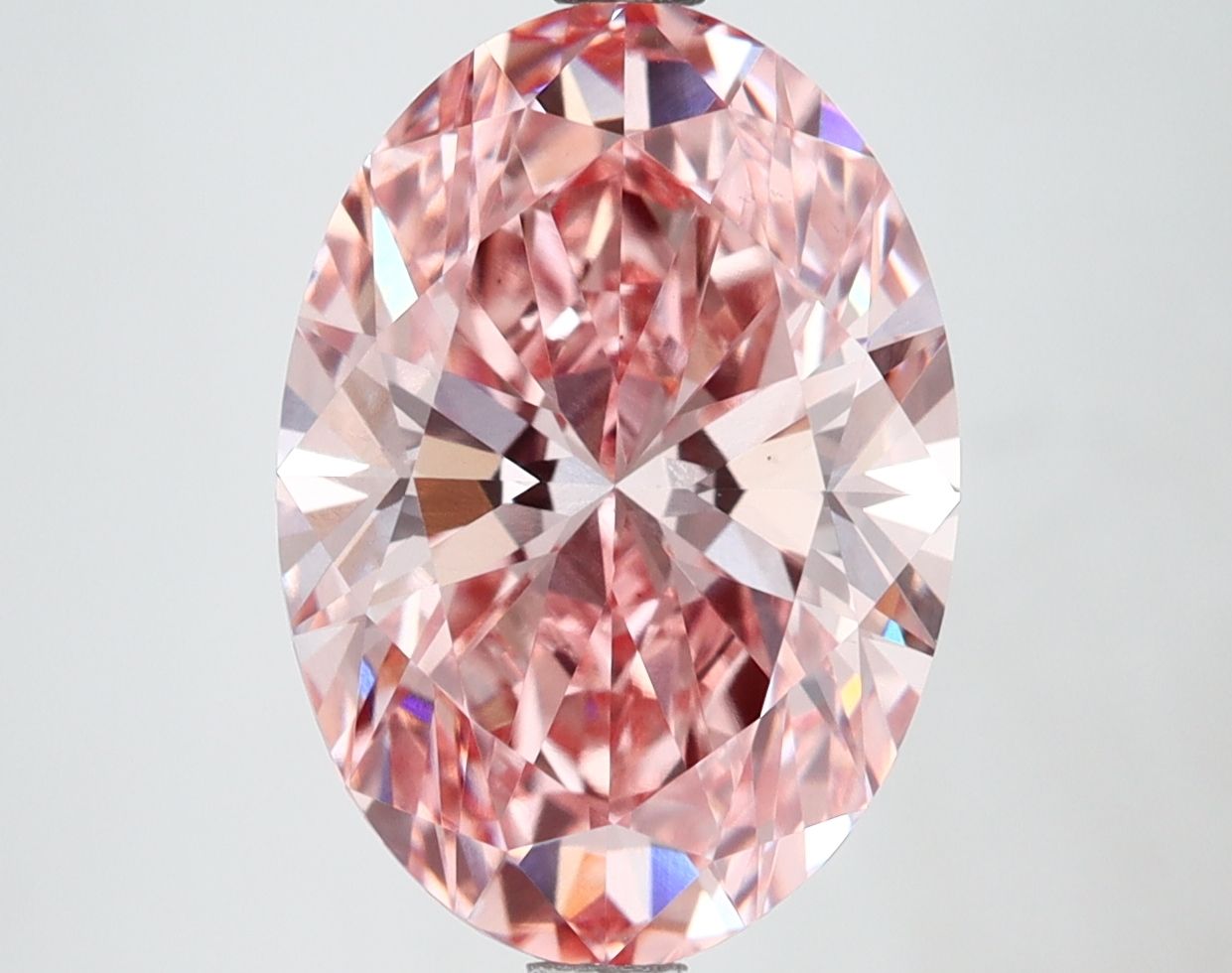 4.57 ct. oval Lab Grown Diamond front image