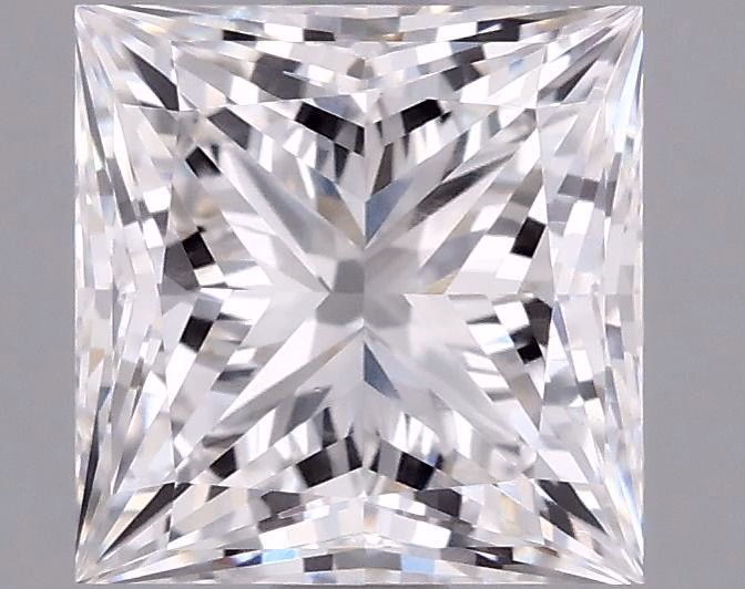 2.10 ct. princess Lab Grown Diamond front image