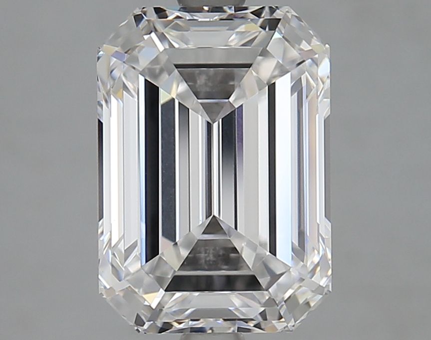 Diamant Émeraude 4.01 ct - Couleur D - Pureté VVS1