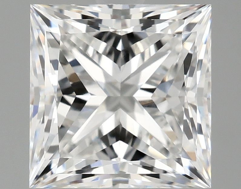 2.10 ct. princess Lab Grown Diamond front image