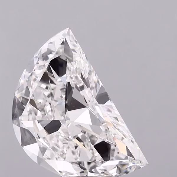 2.57 ct lab-grown Half moon Diamond