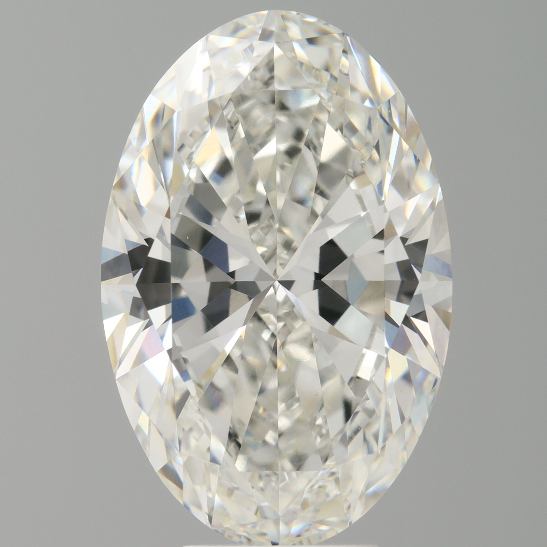 7.03 ct. oval Lab Grown Diamond front image