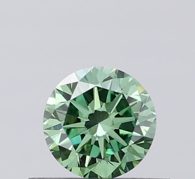 0.39 CT Fancy Vivid Green ROUND
