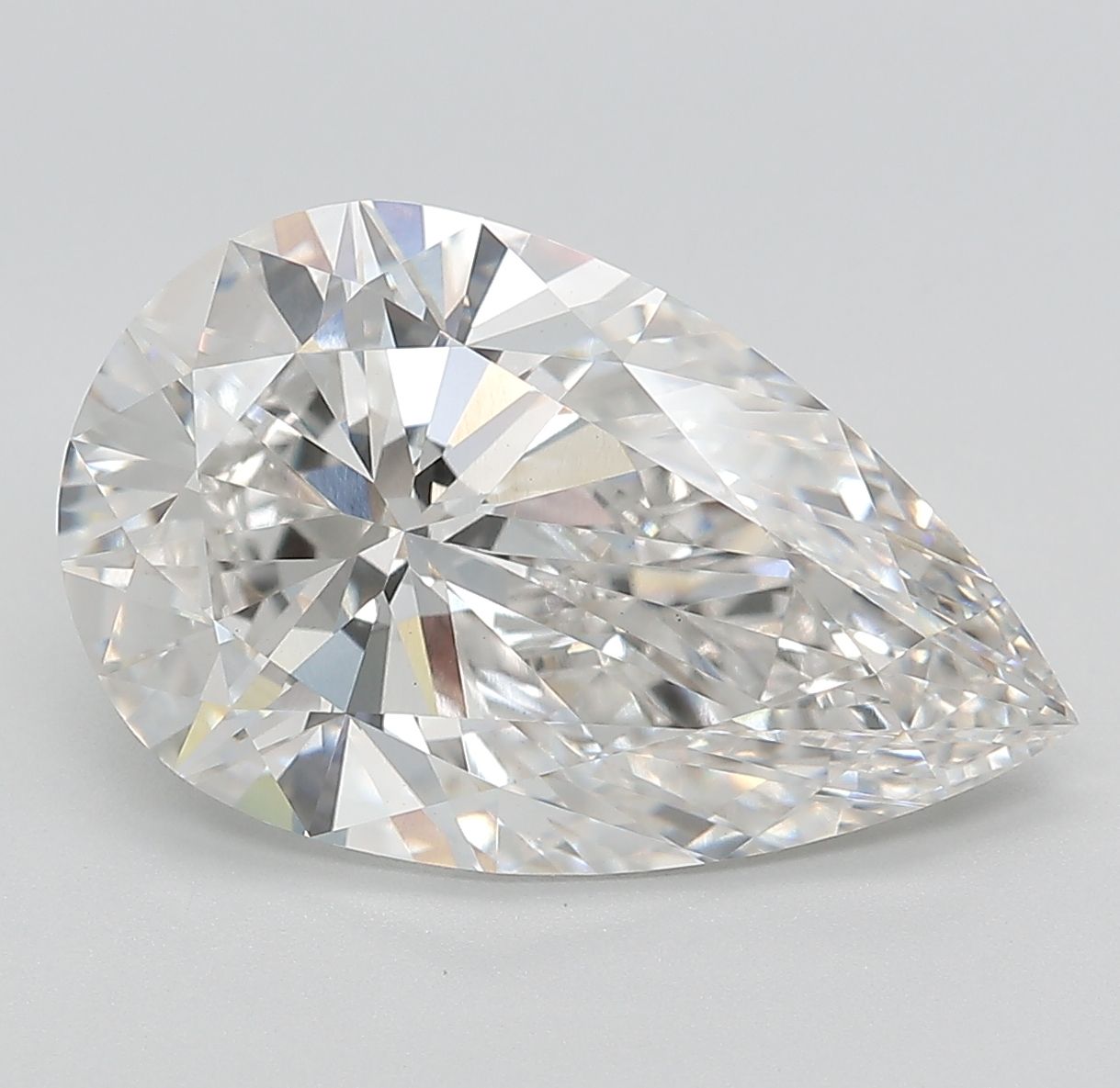 5.32 carat g VS1 EX Cut IGI pear diamond