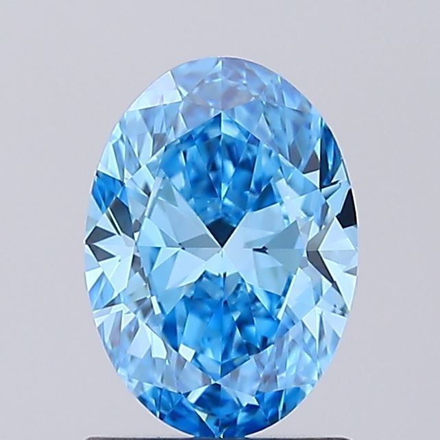 1.0 CT Fancy Vivid Blue OVAL