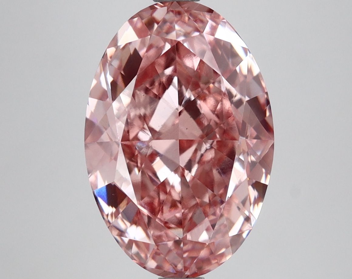 5.03 ct. oval Lab Grown Diamond front image