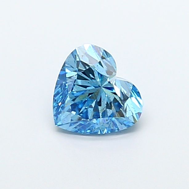 2.03 CT Fancy Vivid Blue HEART
