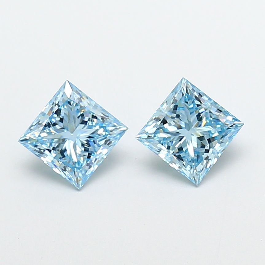 1.0 CT Fancy Vivid Blue PRINCESS