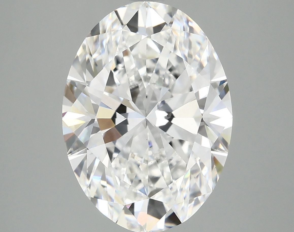 5.01 ct. oval Lab Grown Diamond front image