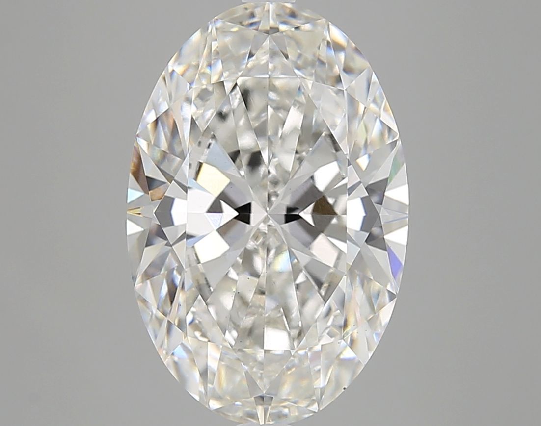 5.55 ct. oval Lab Grown Diamond front image