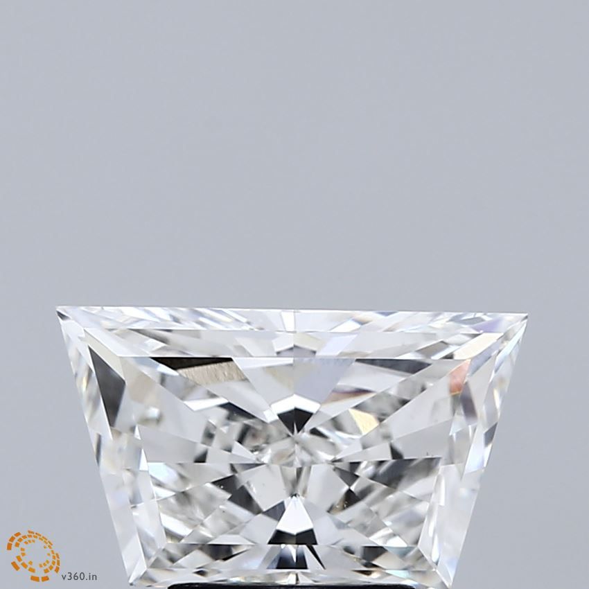 2.57 ct lab-grown Trapezoid Diamond