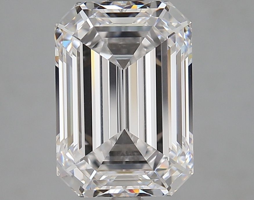 Diamant Émeraude 4.31 ct - Couleur E - Pureté VVS2
