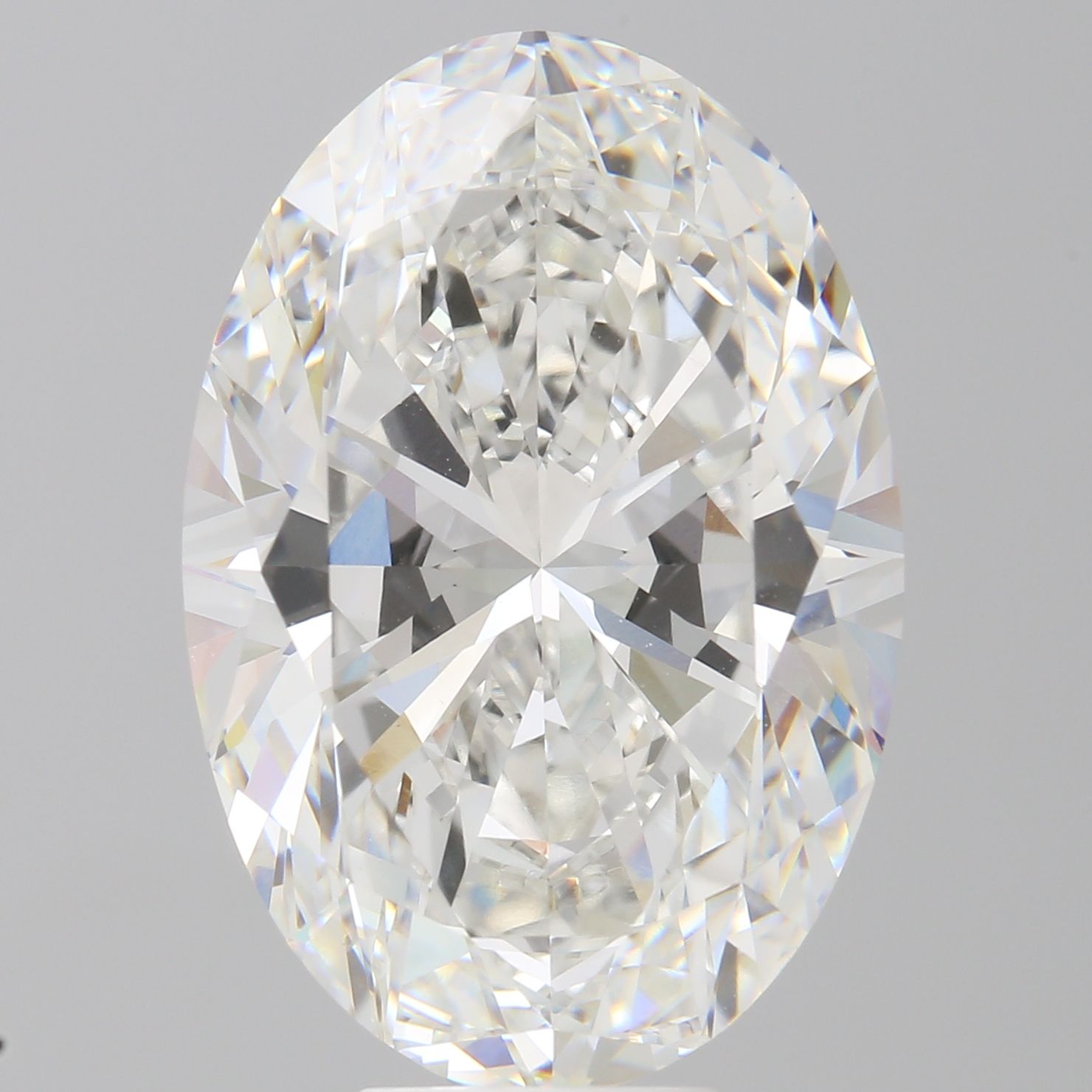 10.00 ct. oval Lab Grown Diamond front image