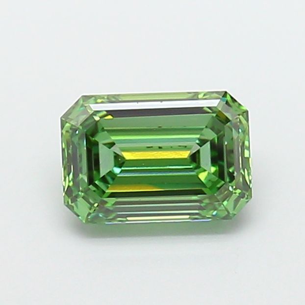 1.57 CT Fancy Vivid Green EMERALD