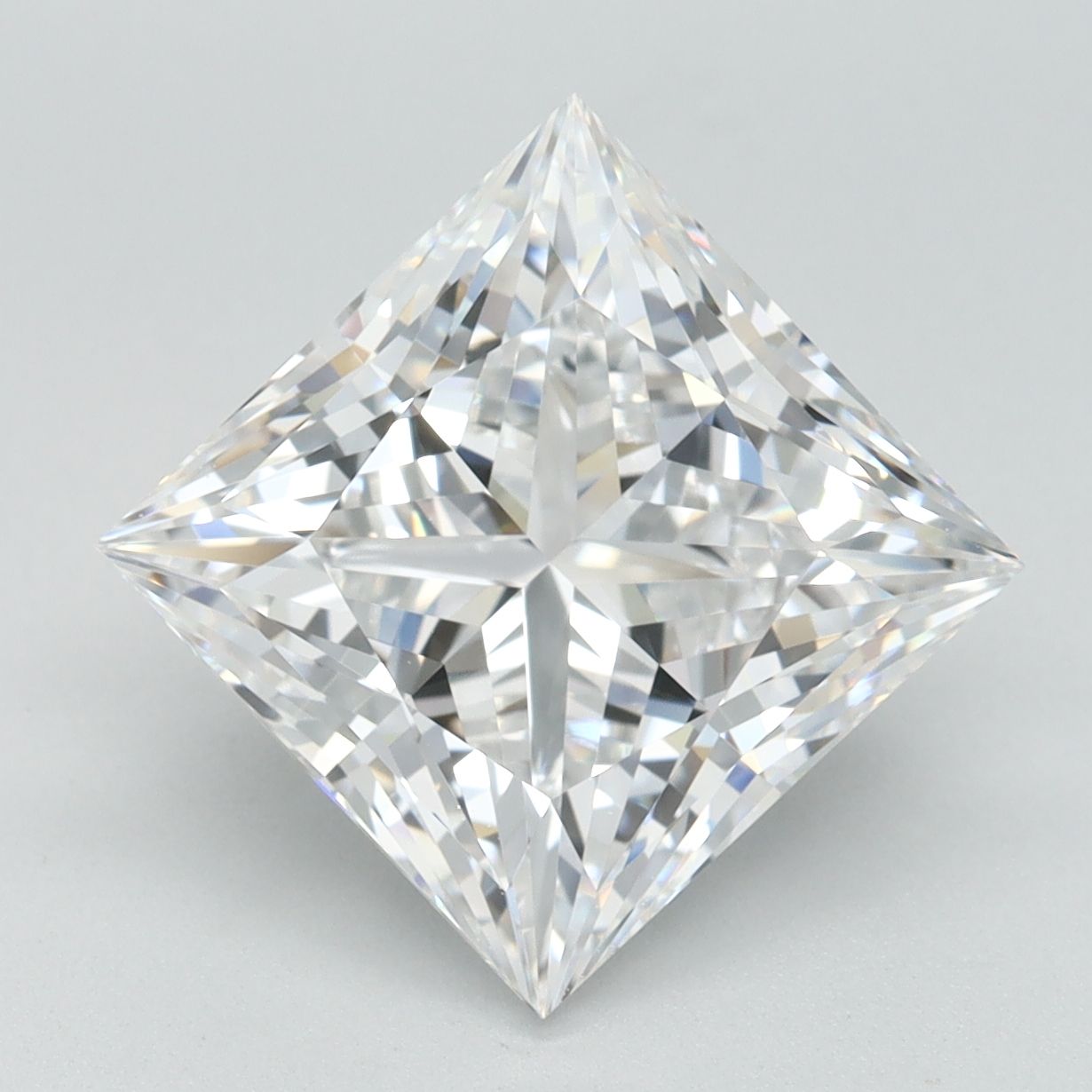 4.14 ct. princess Lab Grown Diamond front image