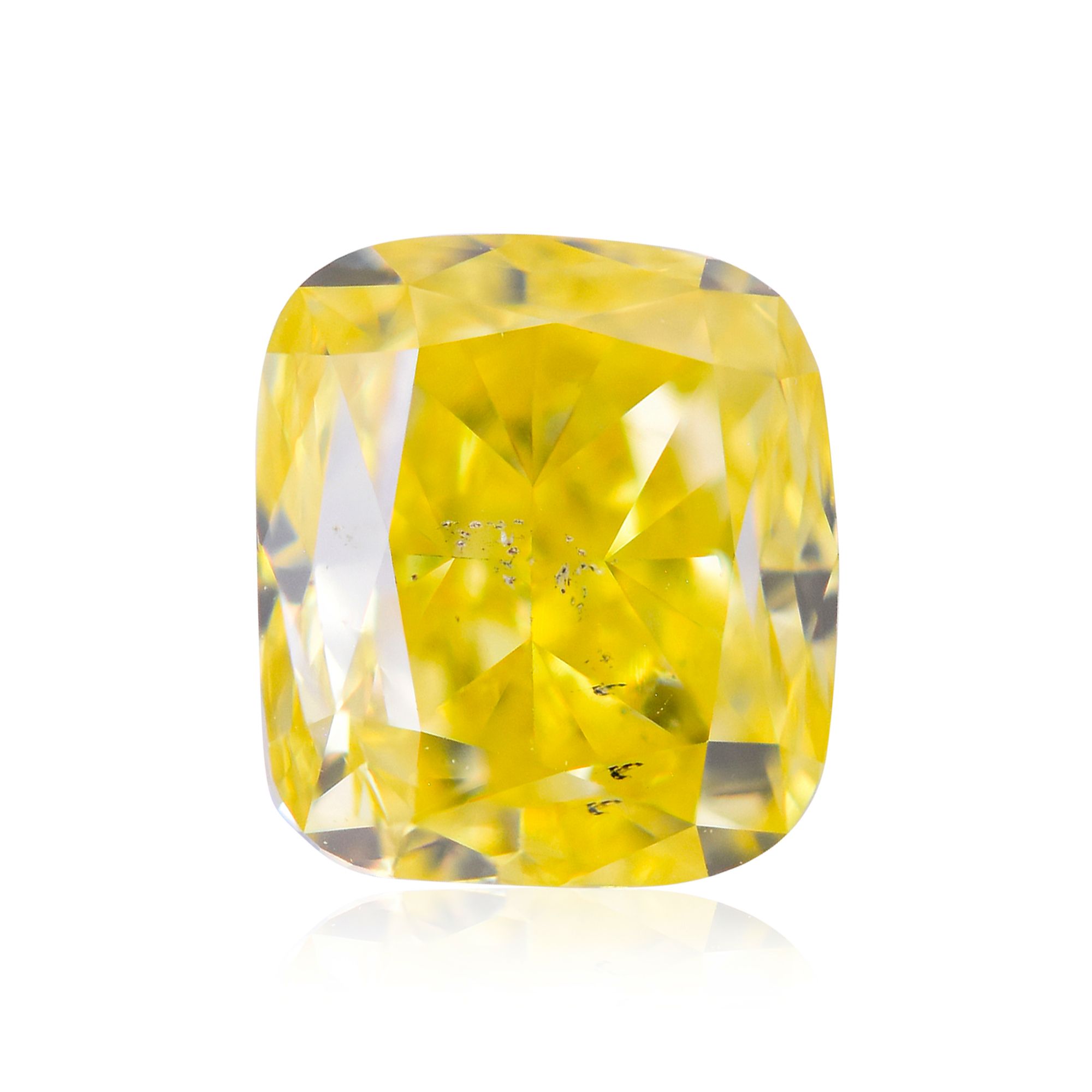Diament 0.91 ct Fancy Vivid Yellow/SI1