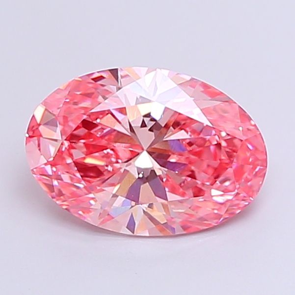 3.08 ct. oval Lab Grown Diamond front image
