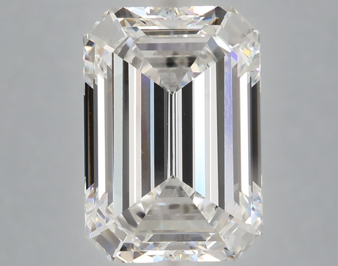6.09 ct. emerald Lab Grown Diamond front image