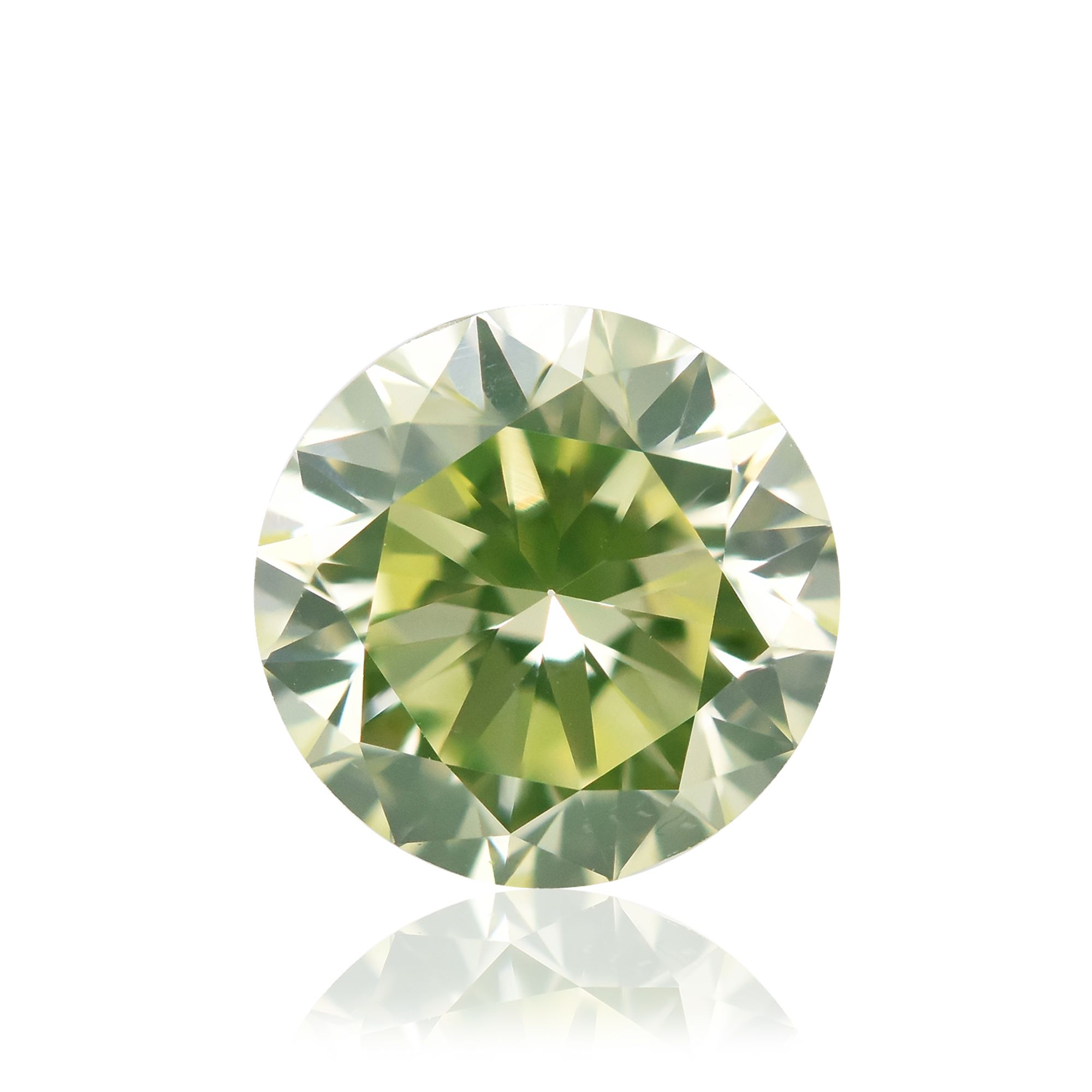 Diament 0.94 ct Fancy Green Yellow/