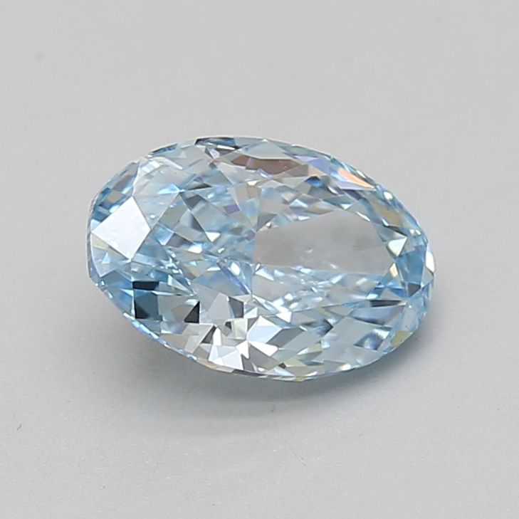 1.55 CT Fancy Vivid Blue OVAL