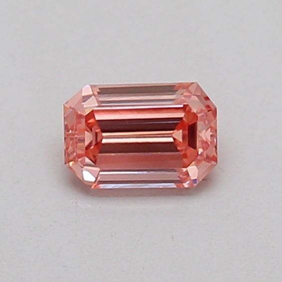 0.19 CT Fancy Vivid Brownish Pink EMERALD
