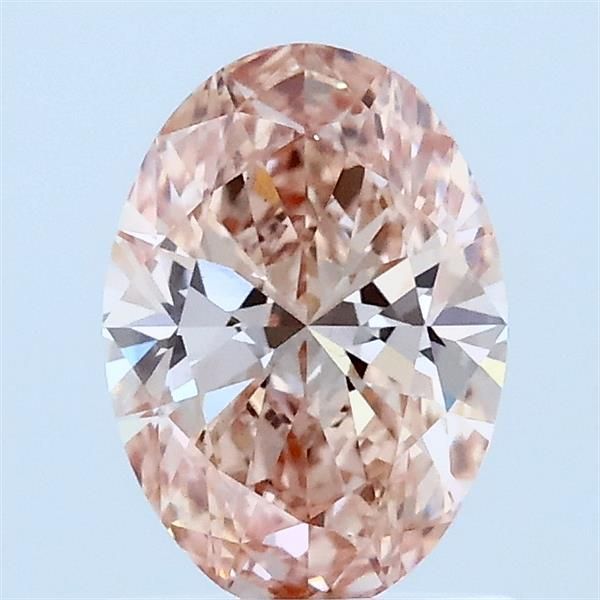 1.0 CT Fancy Pinkish Brown OVAL