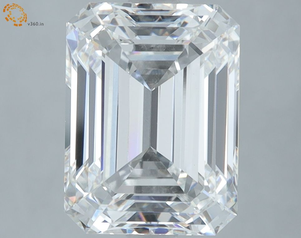 4.06 ct. emerald Lab Grown Diamond front image