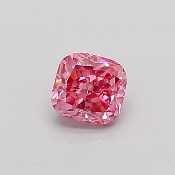 0.3 CT Fancy Vivid Pink CUSHION MODIFIED
