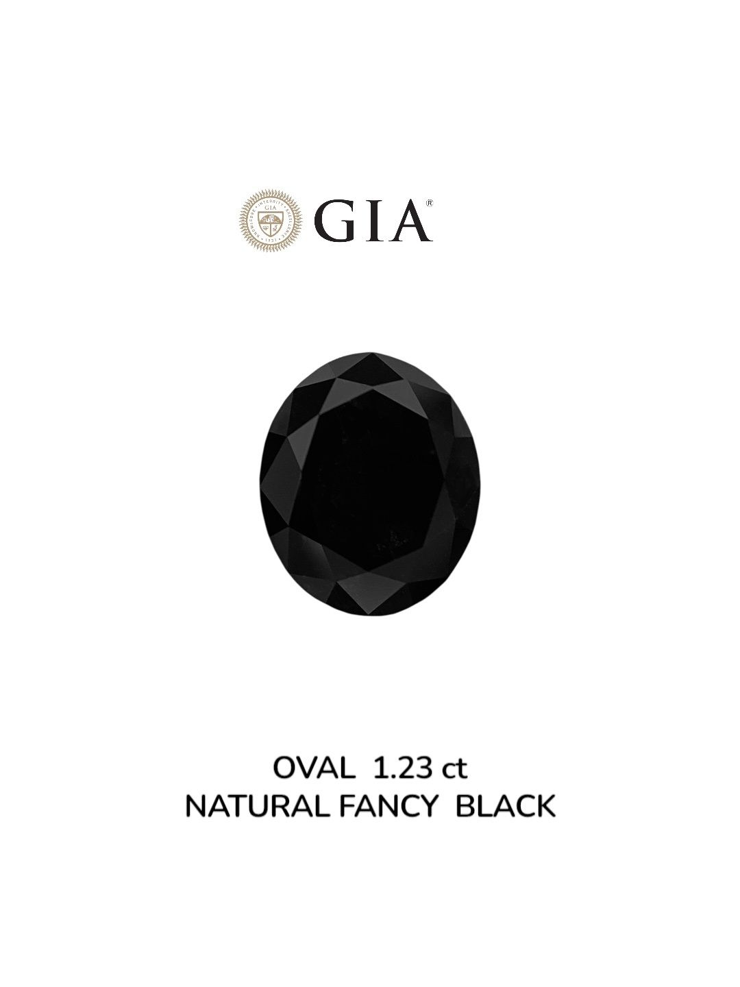 1.23 ct Oval diamond