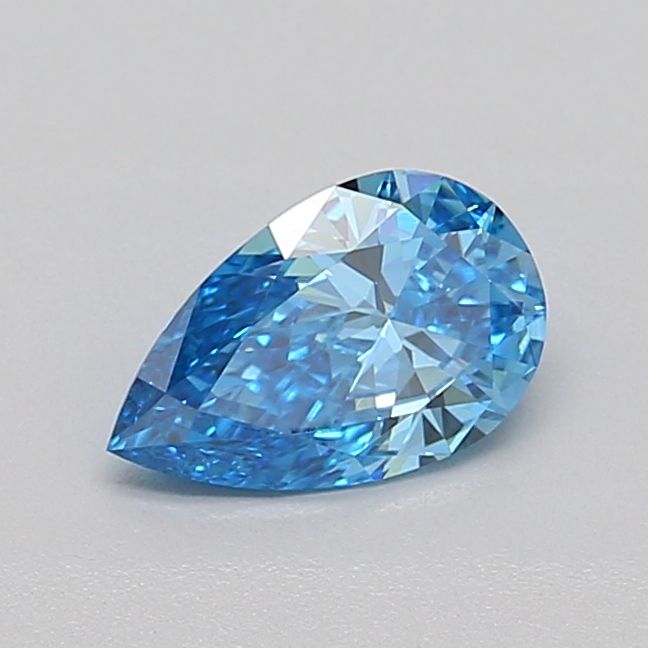 0.62 CT Fancy Vivid Blue PEAR