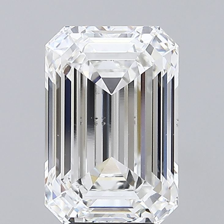 5.54 ct. emerald Lab Grown Diamond front image