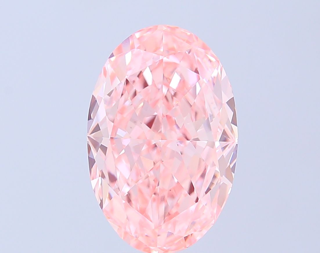 6.02 ct. oval Lab Grown Diamond front image