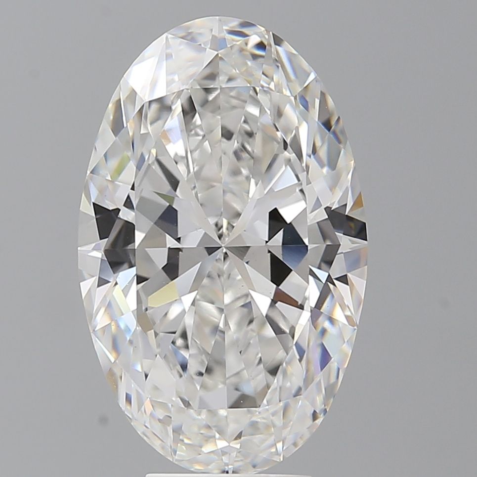 6.53 ct. oval Lab Grown Diamond front image