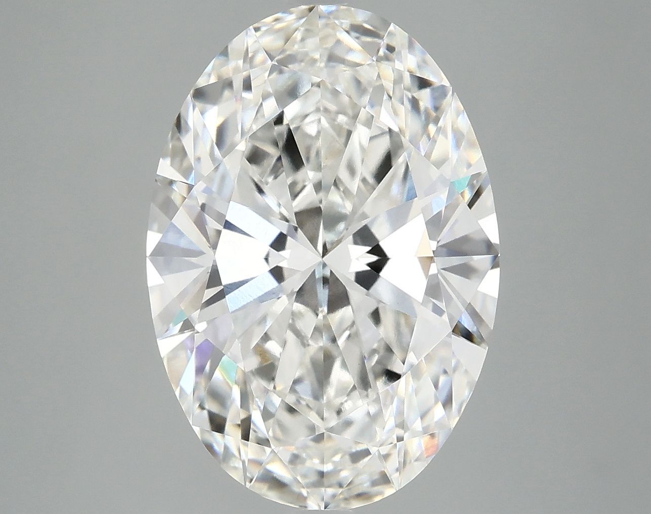 5.02 ct. oval Lab Grown Diamond front image