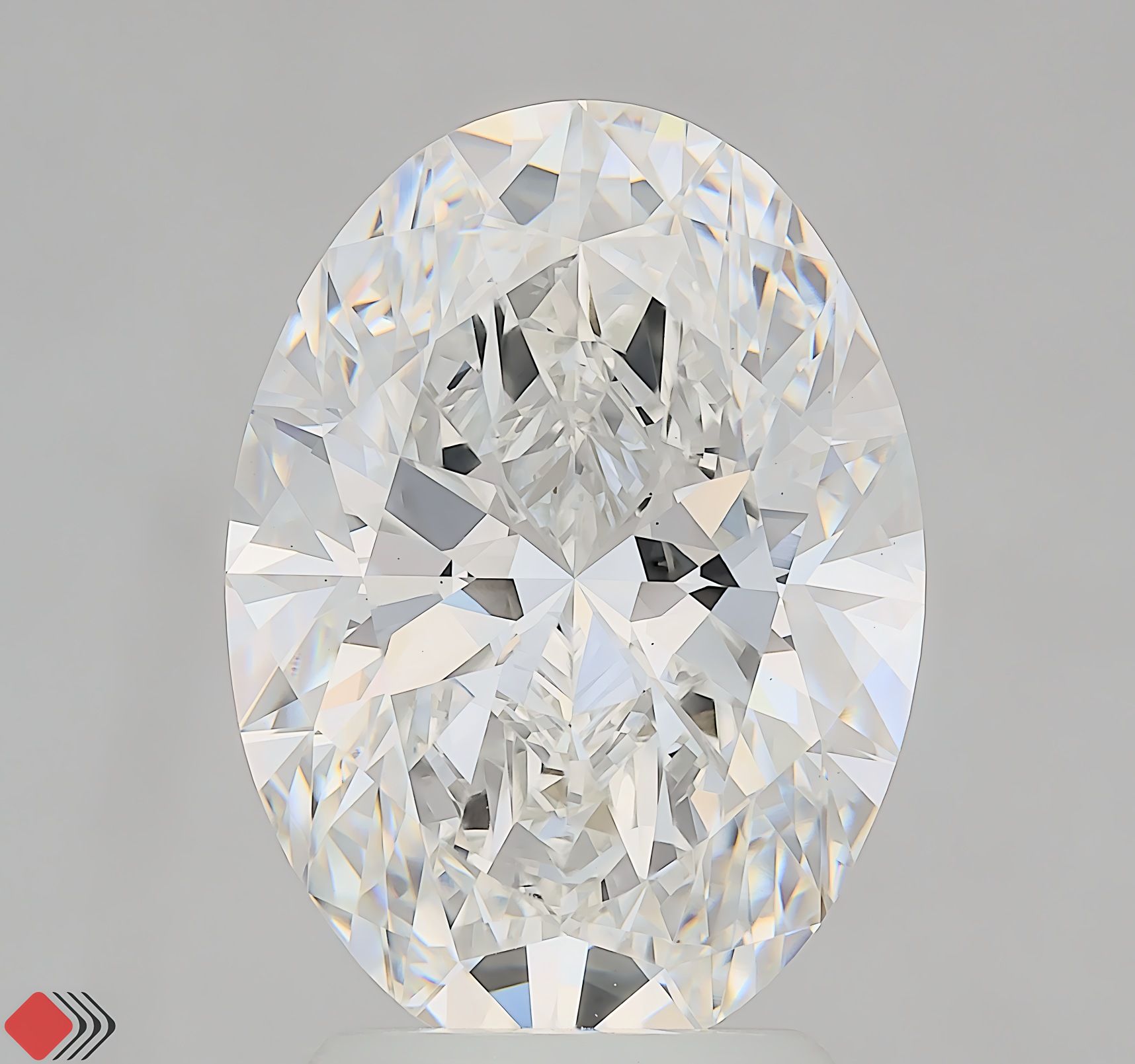 3.04 ct. oval Lab Grown Diamond front image