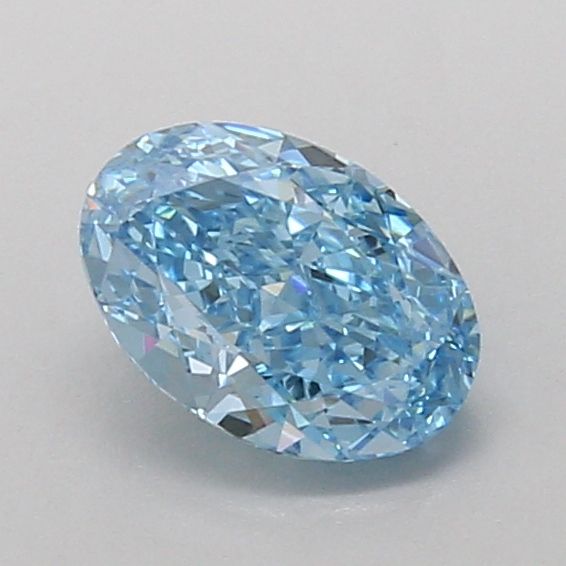 1.0 CT Fancy Vivid Blue OVAL