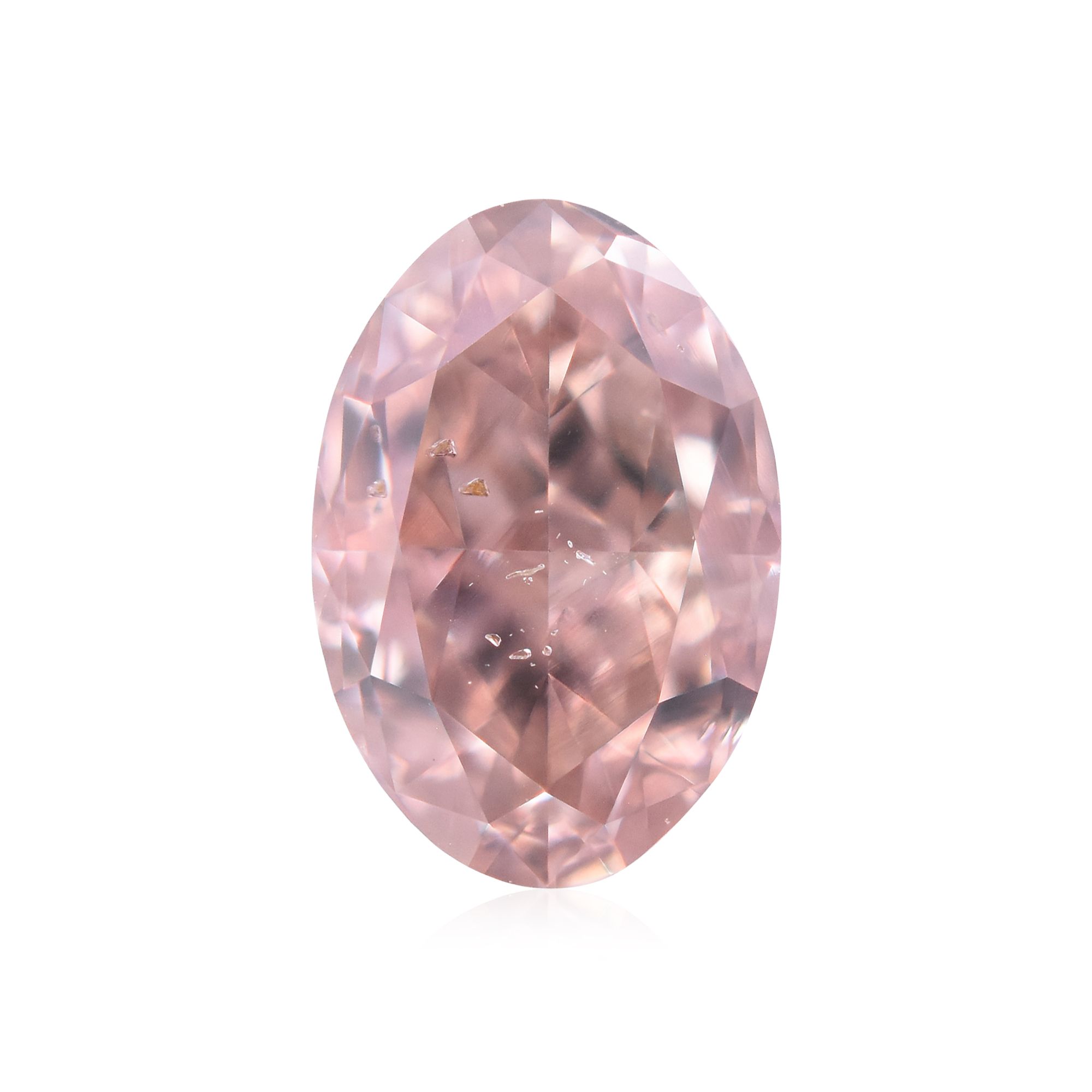 Diament 0.65 ct Fancy Orangey Pink/SI2